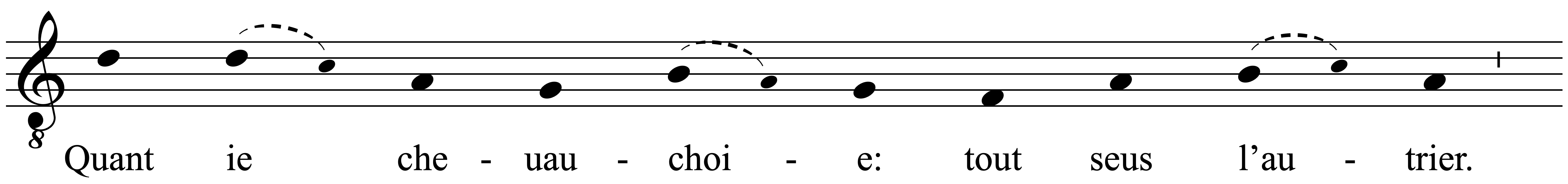 Work musical notation